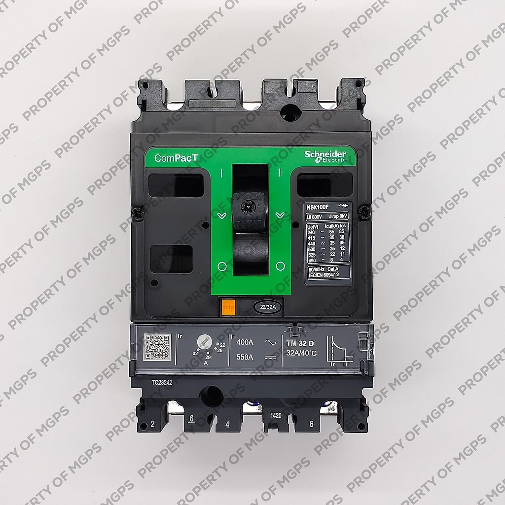 Schneider  NEW NSX100N 3P 32A TMD 50KA