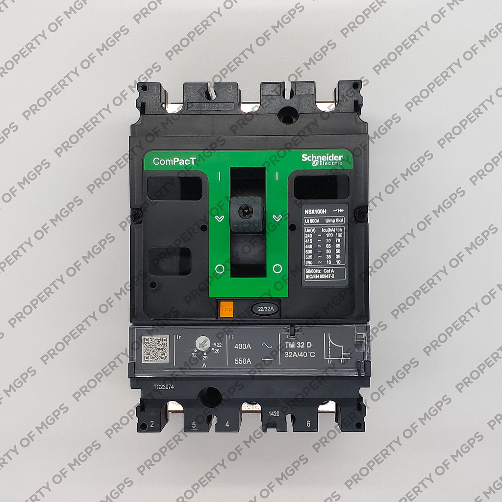 Schneider  NEW NSX100H 3P 32A TMD 70KA