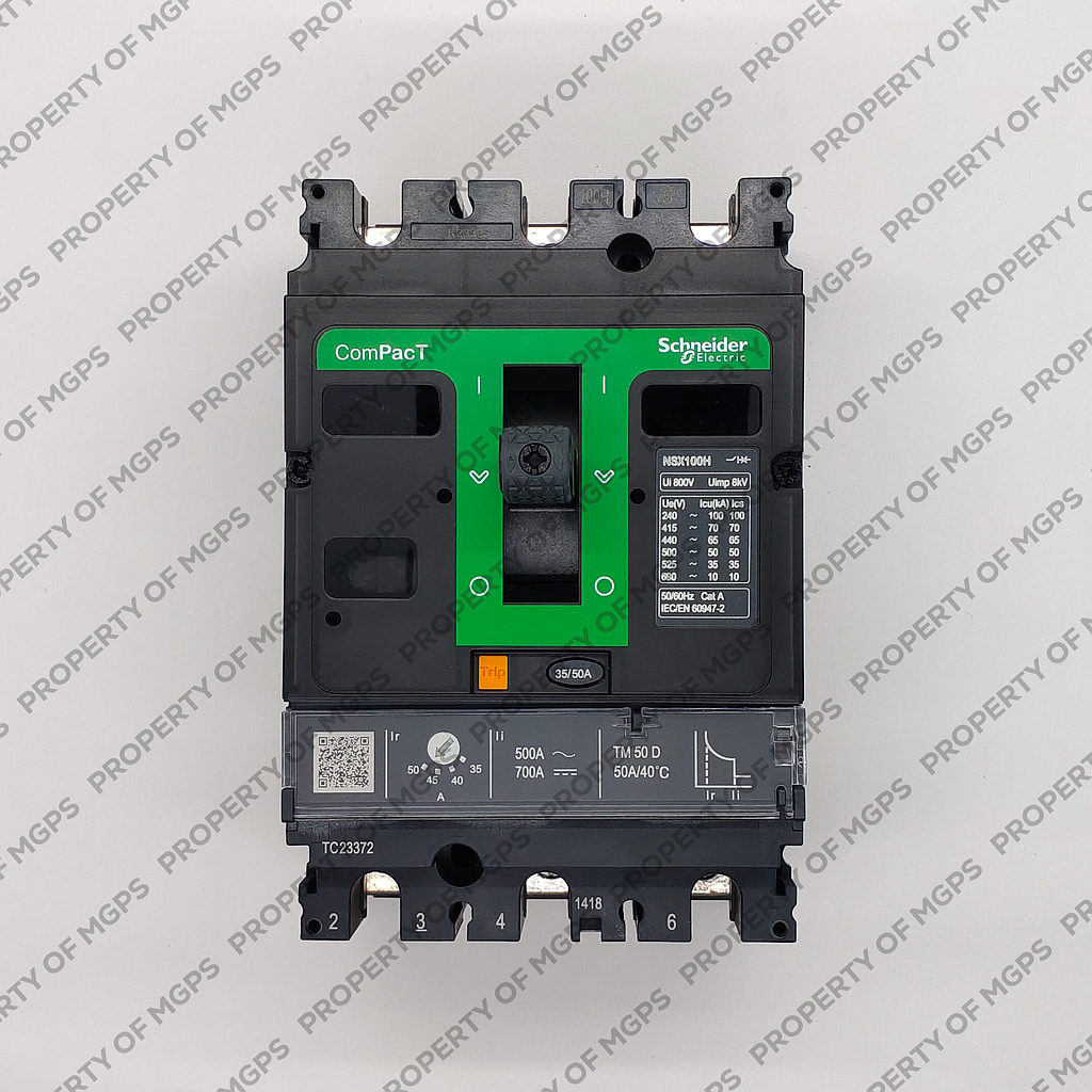 Schneider  NEW NSX100H 3P 50A TMD 70KA