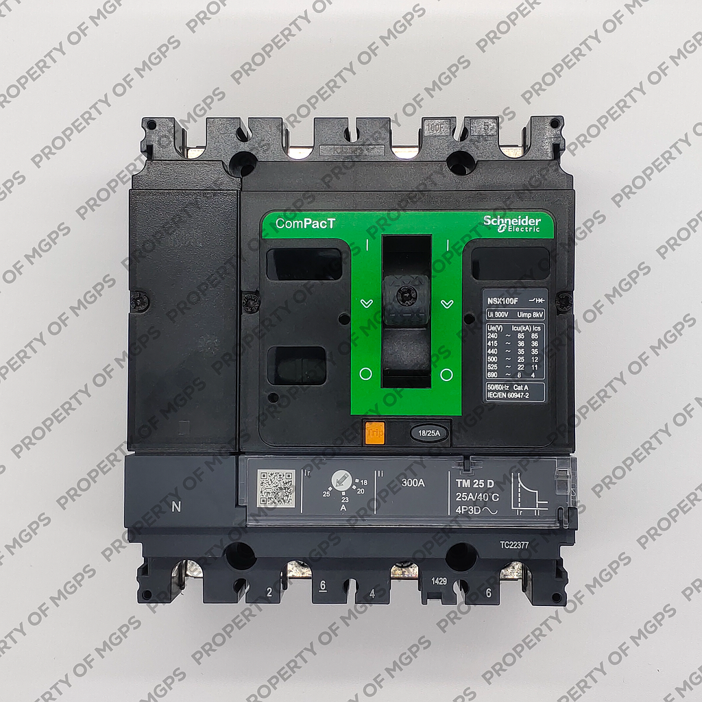 Schneider  NEW NSX100F 4P 25A TMD 36KA