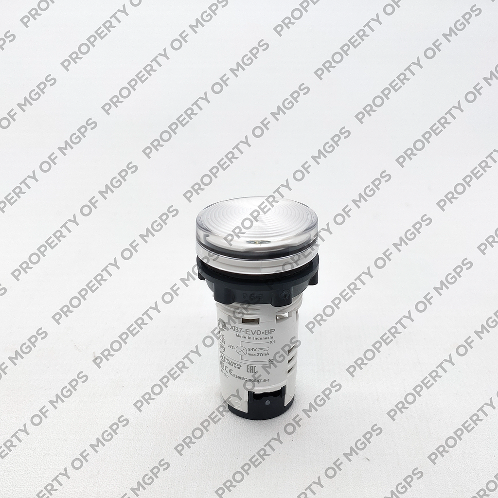   24VAC/DC LED PILOT LIGHT CLEAR IP65 SCRE
