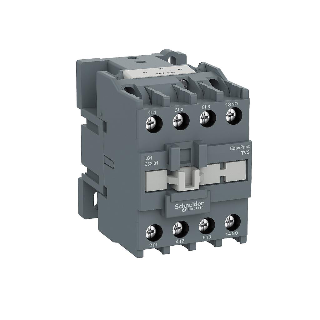 Schneider  EasyPact TVS contactor 3P(3 NO) - AC-3 -  440 V 38A - 380 V AC coil