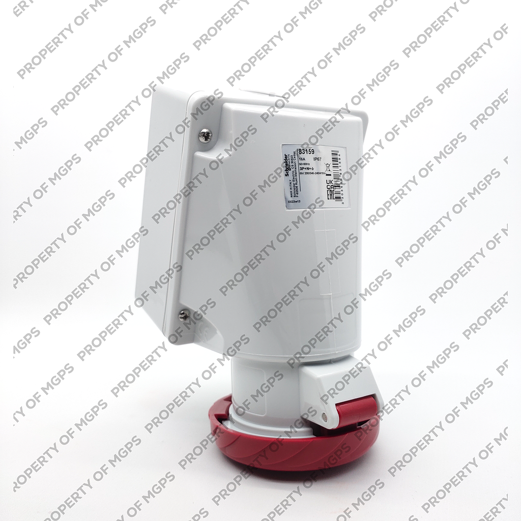   SOCKET WALL MOUNT 16A 3P-N-E 380-415V IP