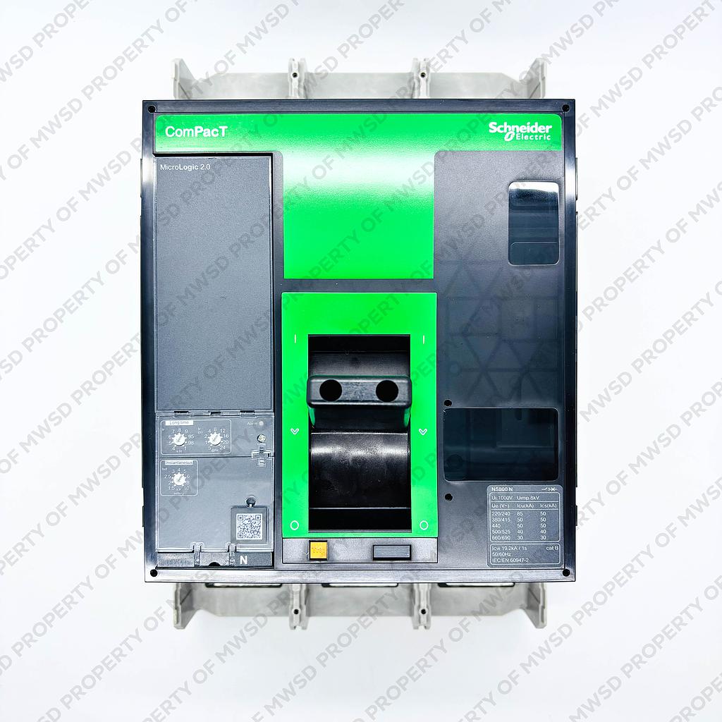 Schneider  NEW NS800N 3P 800A FXD Man. 2.0 50kA 