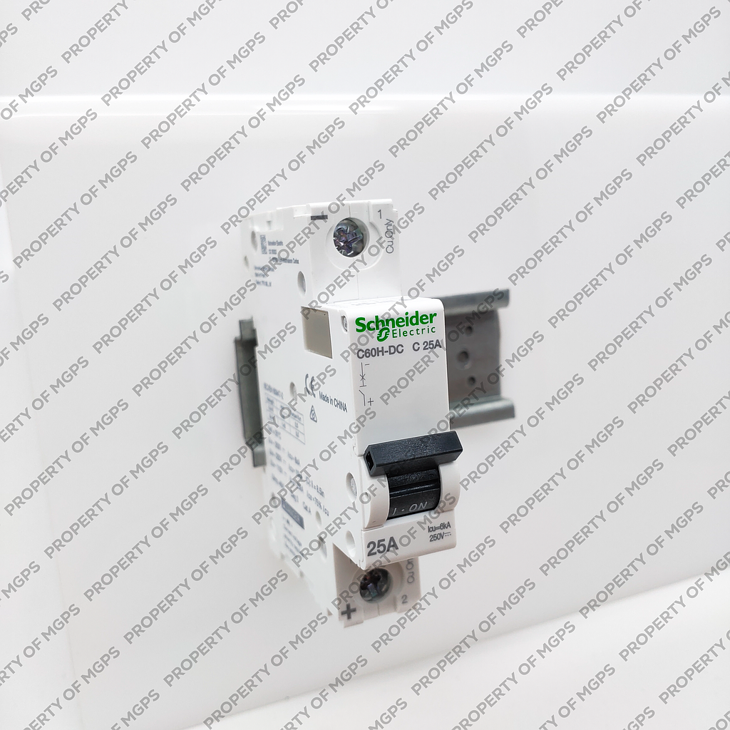 Schneider  MCB C60H-DC 1P 25A DC