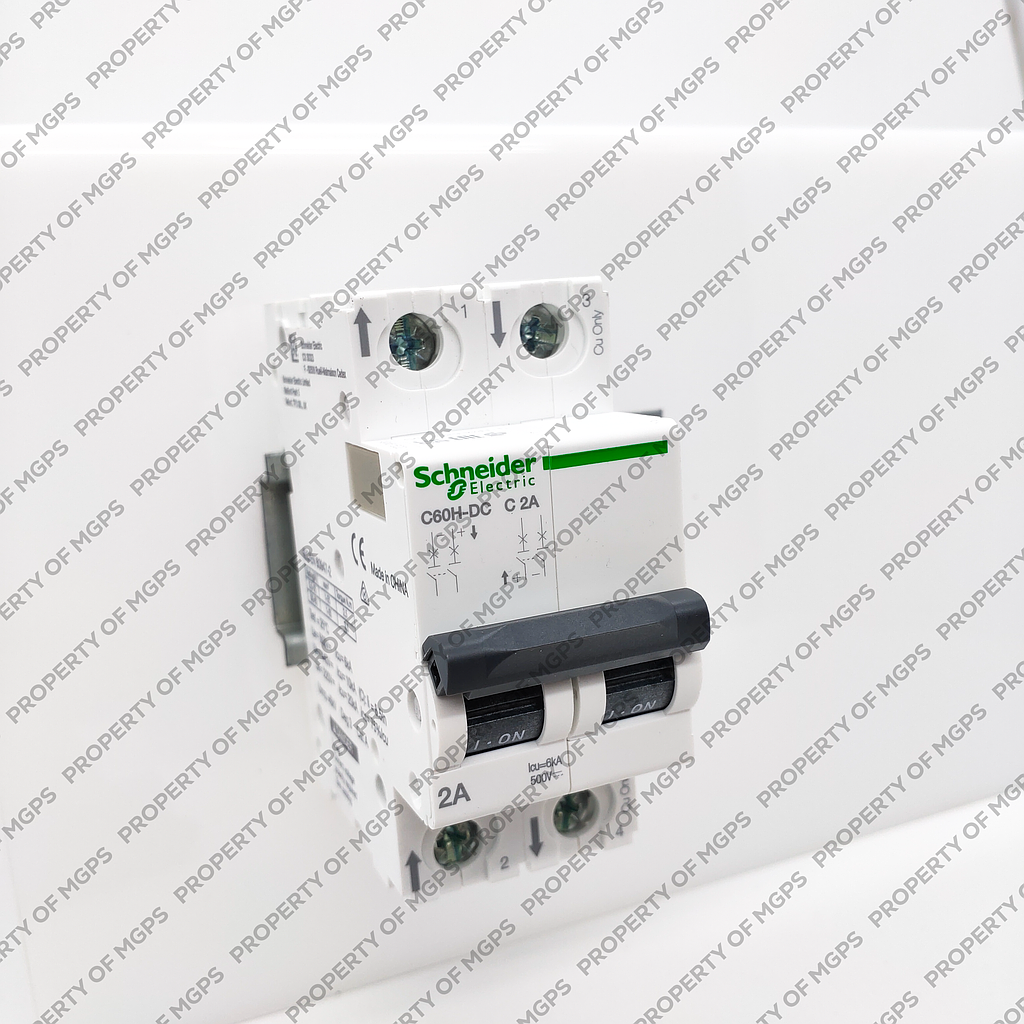 Schneider  MCB C60H-DC 2P 2A DC
