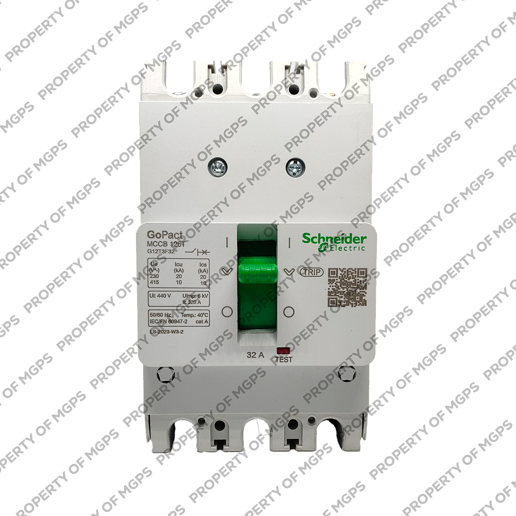 Schneider  MCCB GOPACT125T 3P 32A 10KA FIXED