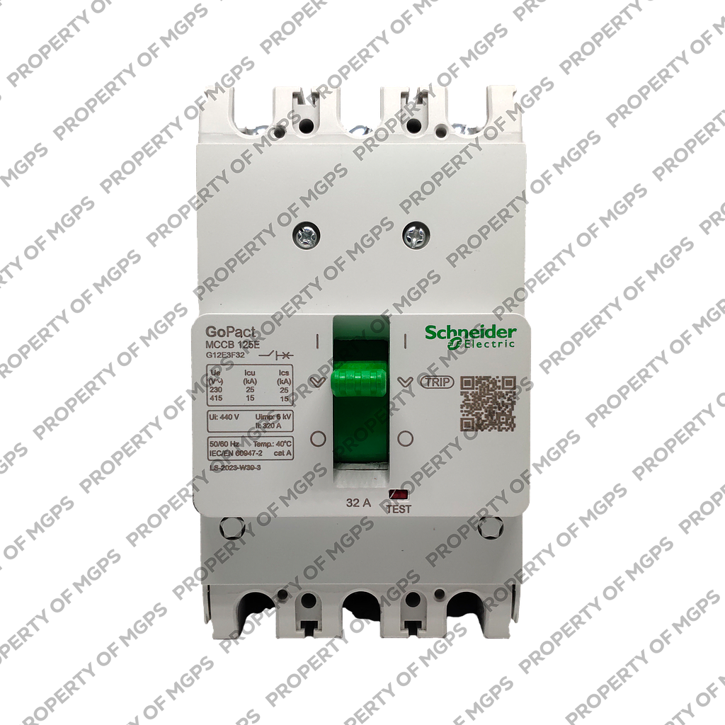 Schneider  MCCB GOPACT125E 3P 32A 15KA FIXED