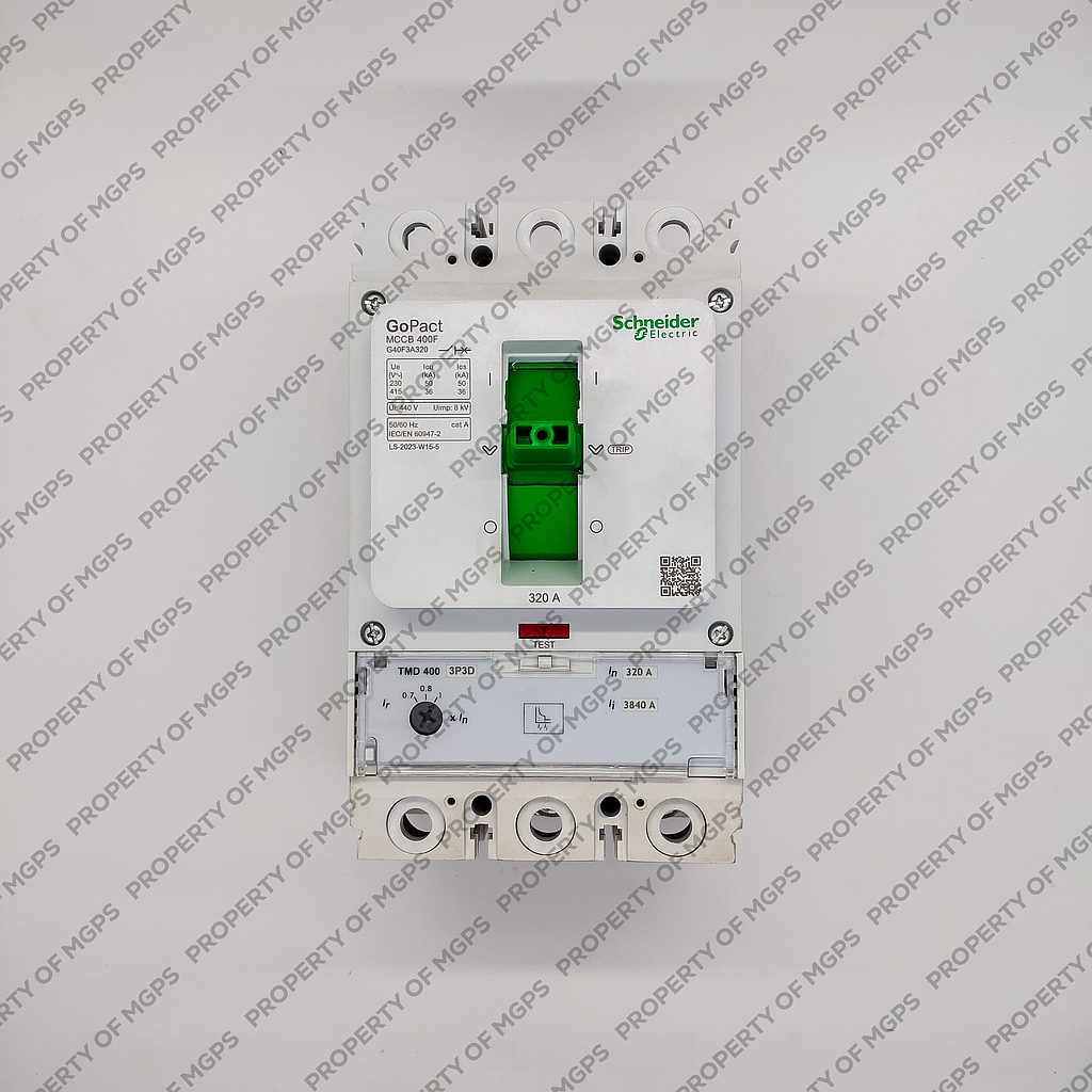 Schneider  MCCB GOPACT400F 3P 320A 36KA ADJUSTABLE