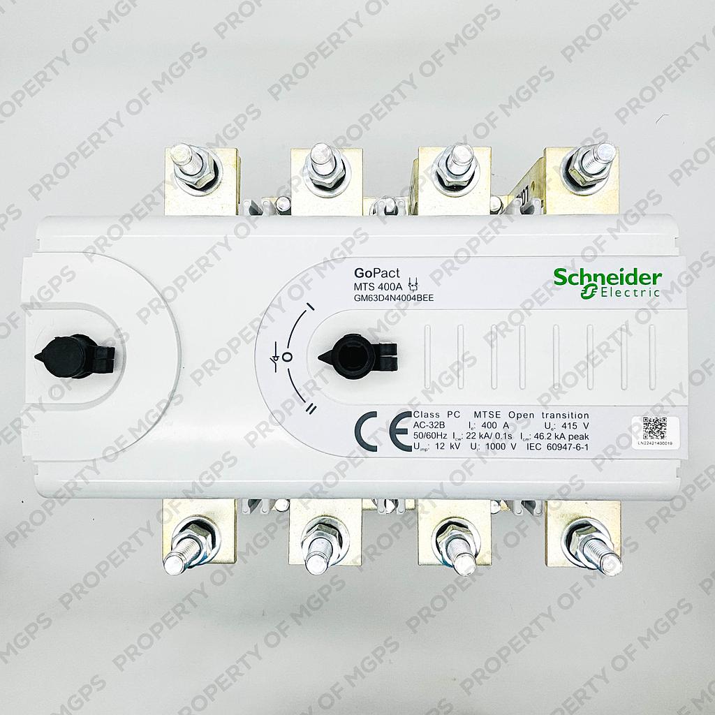   MTS MANUAL TRANSFER SWITCH 4P 400A EXTENDED HANDLE