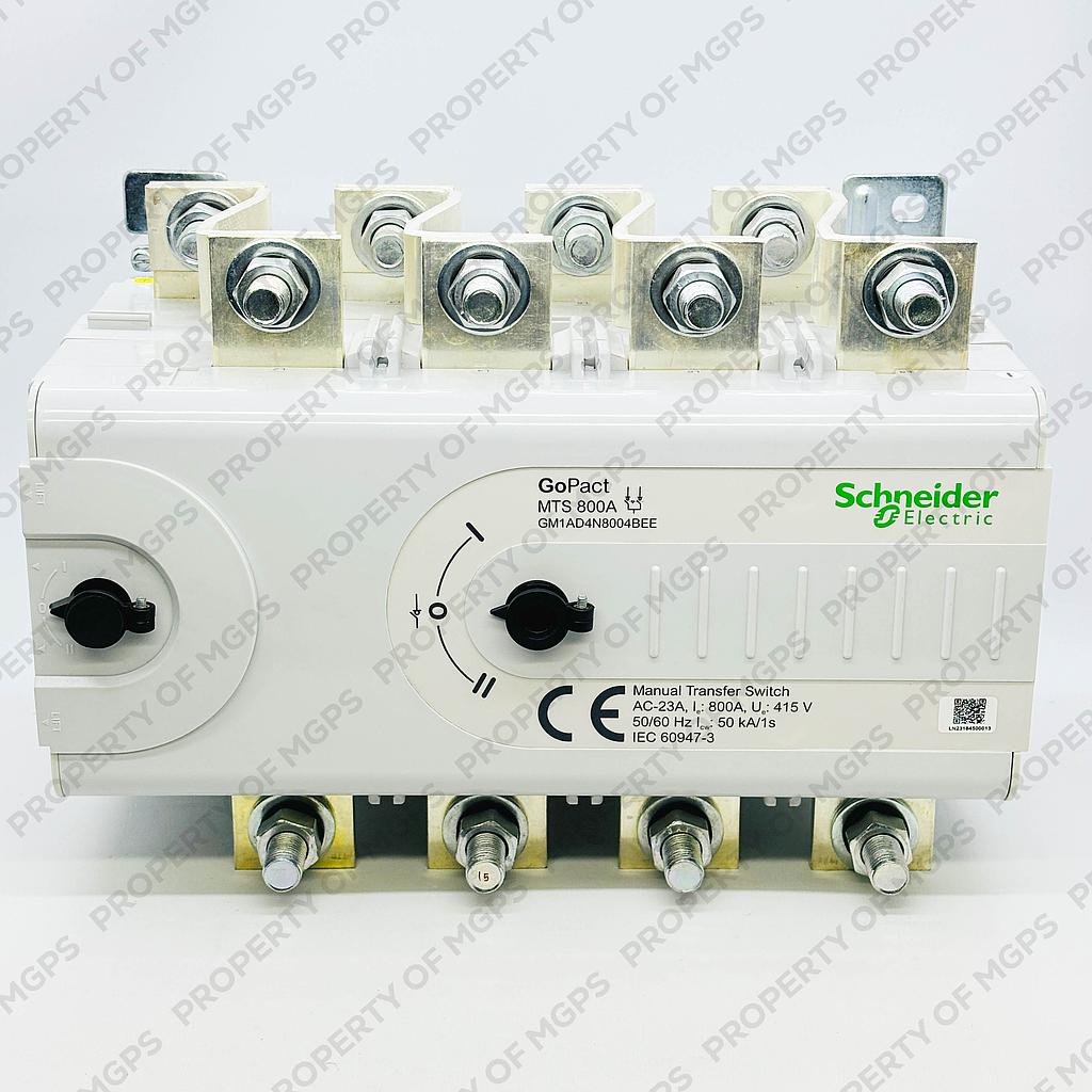   MTS MANUAL TRANSFER SWITCH 4P 800A EXTENDED HANDLE