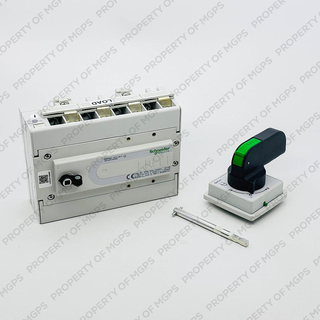 Schneider  MTS MANUAL TRANSFER SWITCH 4P 100A EXTENDED HANDLE