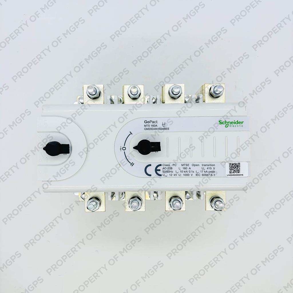   MTS MANUAL TRANSFER SWITCH 4P 160A EXTENDED HANDLE