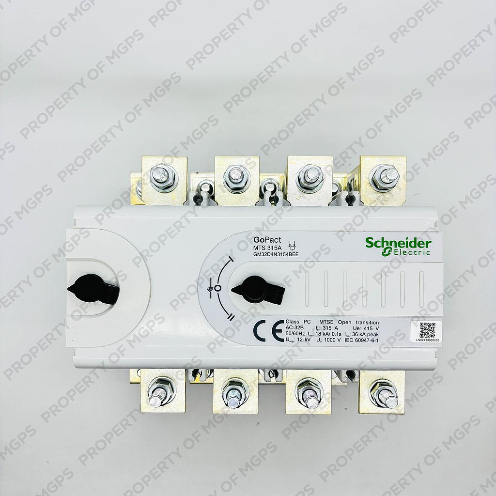   MTS MANUAL TRANSFER SWITCH 4P 315A EXTENDED HANDLE