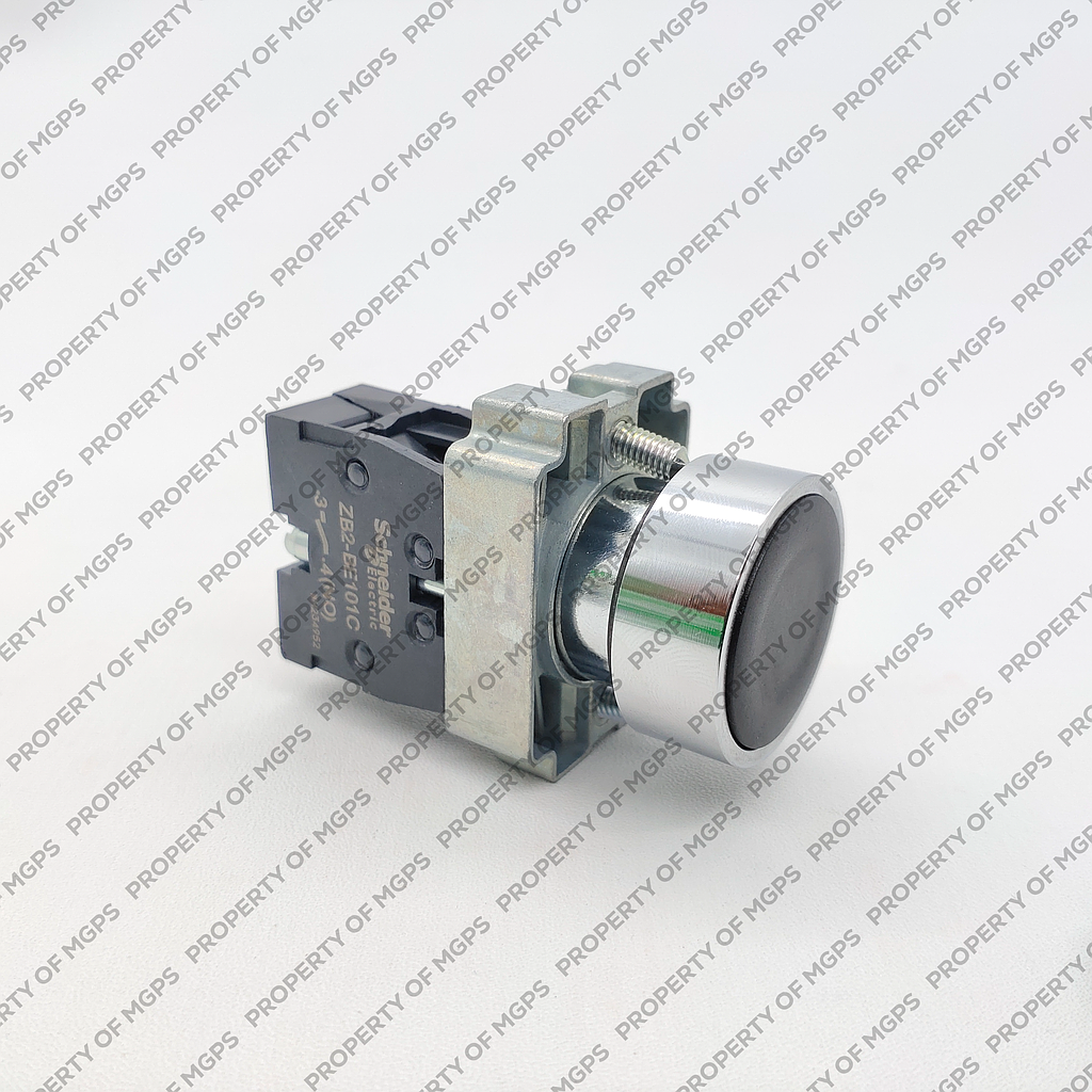   PUSH BUTTON METAL HITAM 1NO