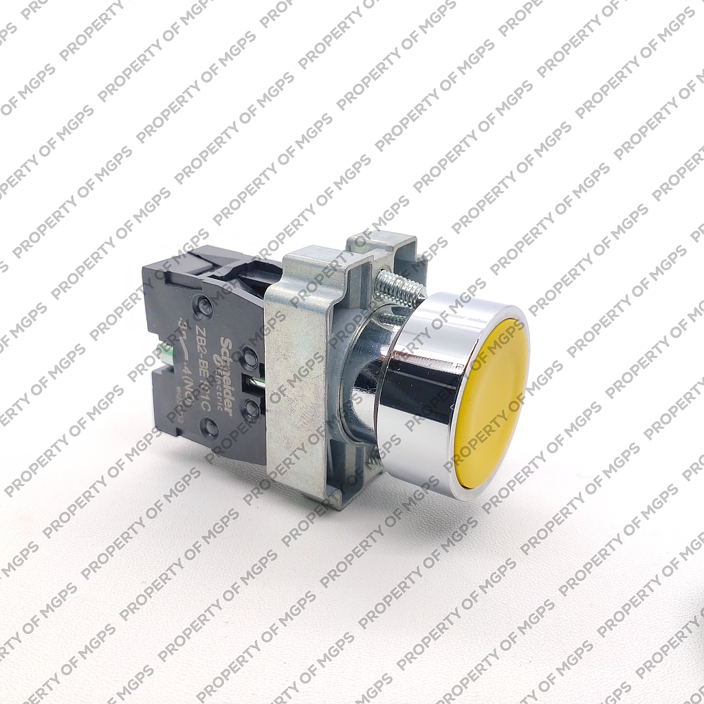 Schneider  PUSH BUTTON METAL KUNING 1NO