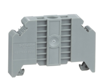Schneider  NSYTR END STOP with SCREW 9,5mm for DIN RAILS 35mm