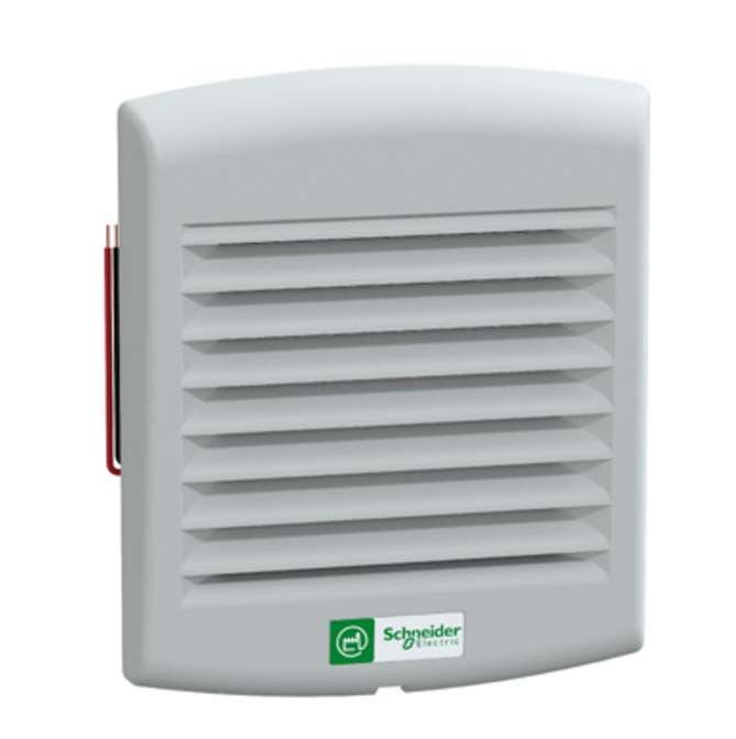 Schneider  ClimaSys forced vent. IP54, 38m3/h, 24V DC, with outlet grille and filter G2