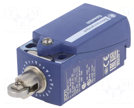 TELEMECANIQUE SENSOR  Limit switch, Limit switches XC Standard, XCKP, steel roller plunger, 1NC+1 NO, snap, Pg11
