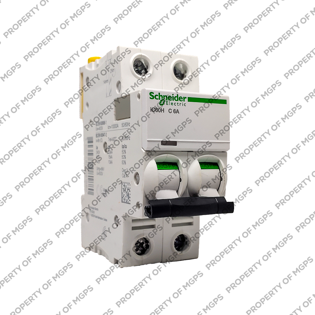 Schneider Acti 9 ACTI 9 IC60H 2P 6A 10KA KURVA C 
