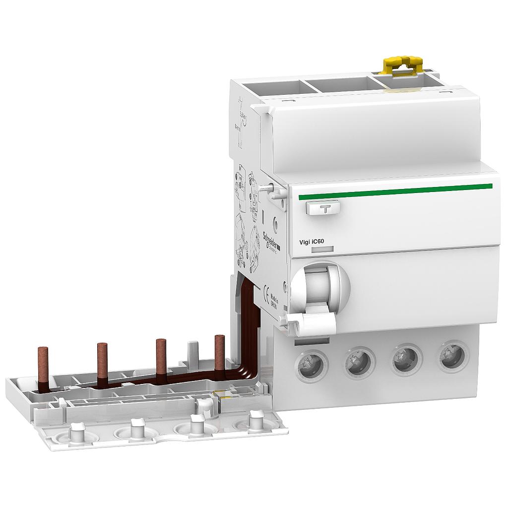 Schneider Acti 9 Schneider Electric Acti 9 Modul Vigi Tipe MCB iC60 -4P 63A 300mA - A9V44463
