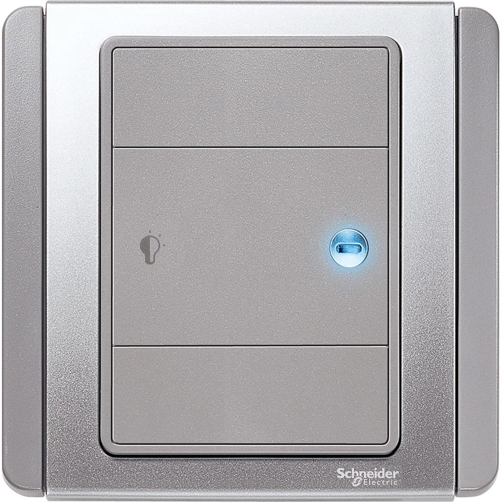 Schneider NEO NEO SAKLAR DIMMER PEREDUP LAMPU GREY SILVER