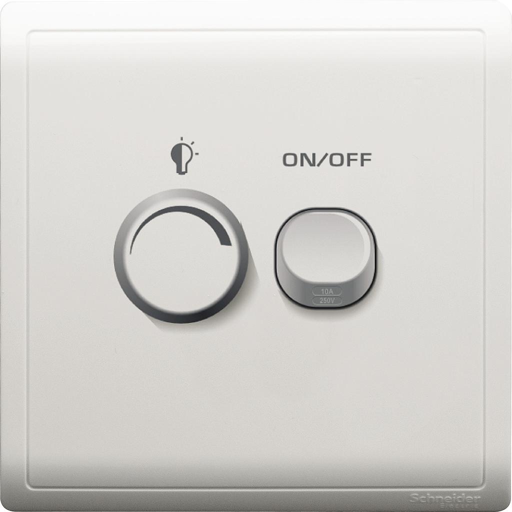 Schneider PIENO PIENO SAKLAR DIMMER PEREDUP LAMPU WHITE PUTIH