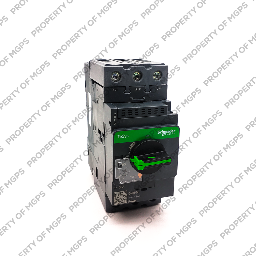 Schneider  Motor circuit breaker, TeSys GV3, 3P, 37-50 A, thermal magnetic, EverLink terminals