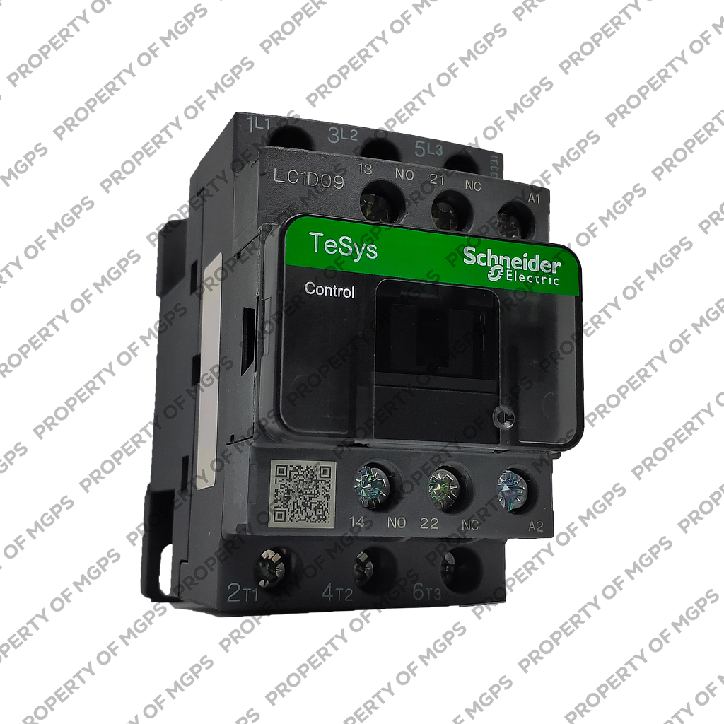 Schneider  TeSys D contactor - 3P(3 NO) - AC-3 -  440 V 9 A - 220 V AC coil