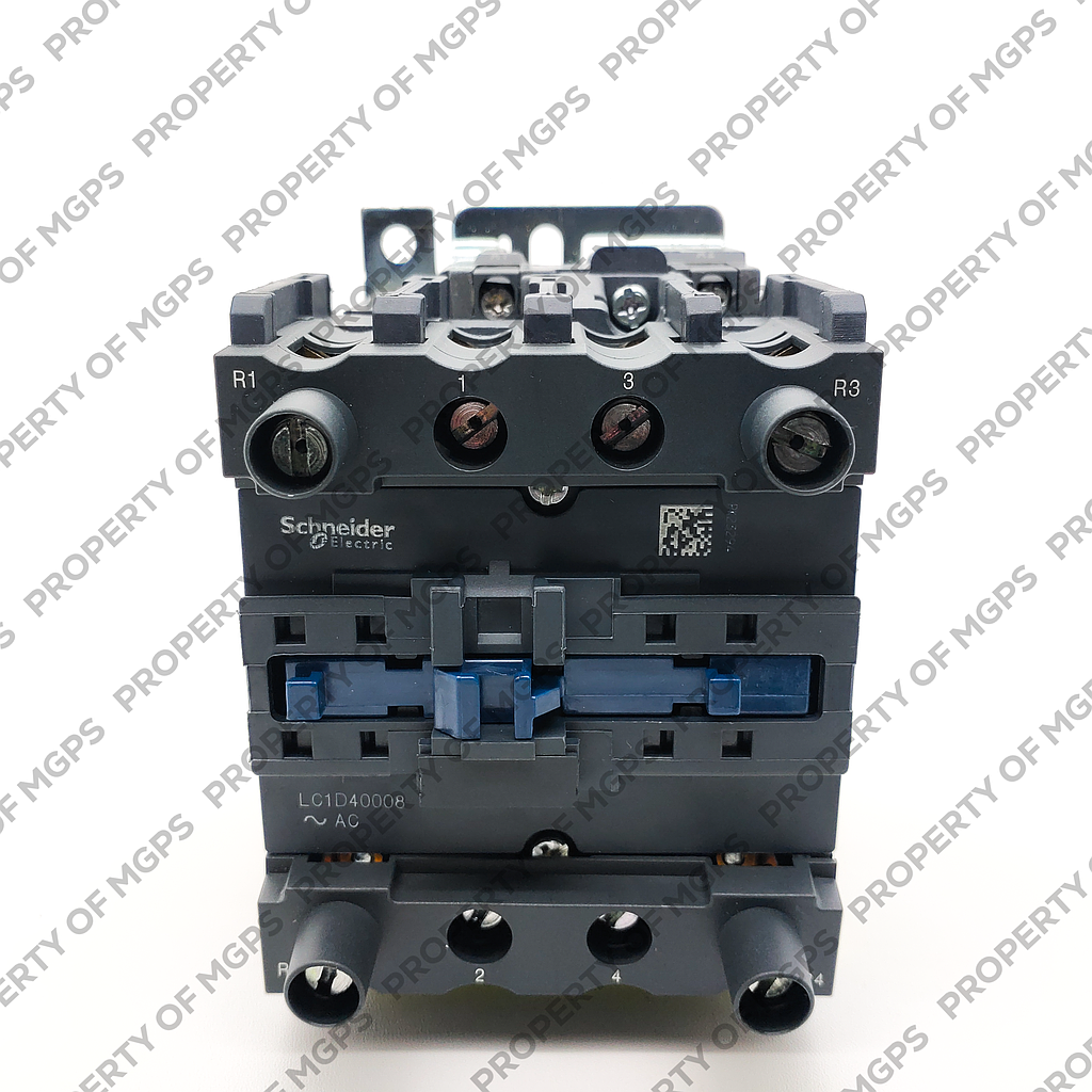 Schneider  TeSys D contactor - 4P(2 NO + 2 NC) - AC-1  440 V 60 A 220 V AC 50/60 Hz coil