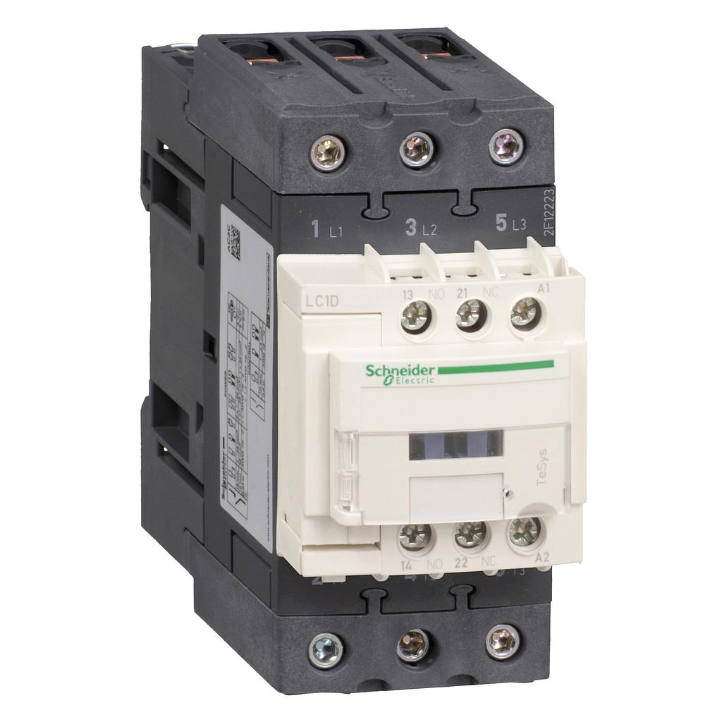 Schneider  TeSys D contactor - 3P(3 NO) - AC-3 -  440 V 65 A - 220 V AC 50/60 Hz coil
