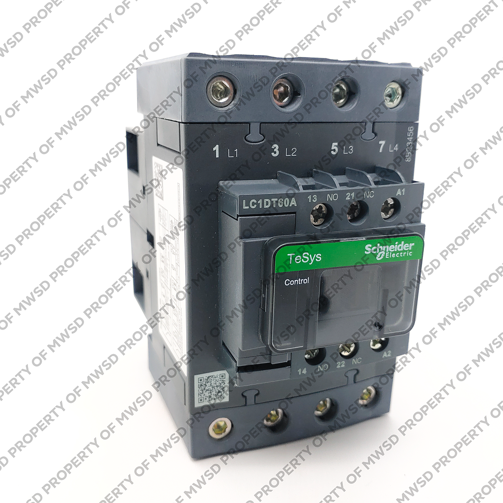 Schneider  TeSys D contactor - 4P(4 NO) - AC-1 -  440 V 80 A - 220 V AC 50/60 Hz coil