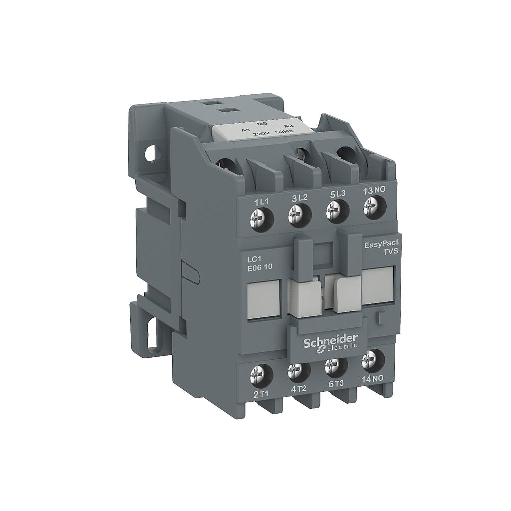 Schneider  EasyPact TVS contactor 3P(3 NO) - AC-3 -  440 V 12A - 220 V AC coil