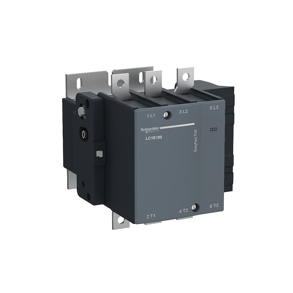 Schneider  EasyPact TVS contactor 3P(3 NO) - AC-3 -  440 V 200A - 220 V AC coil