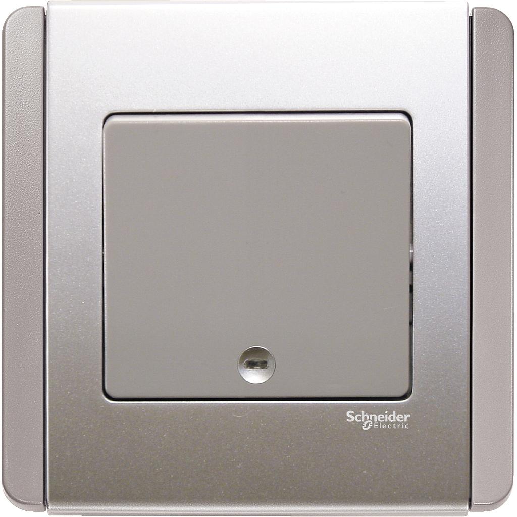 Schneider NEO NEO SAKLAR  1 GANG 1 ARAH VERTIKAL GREY SILVER