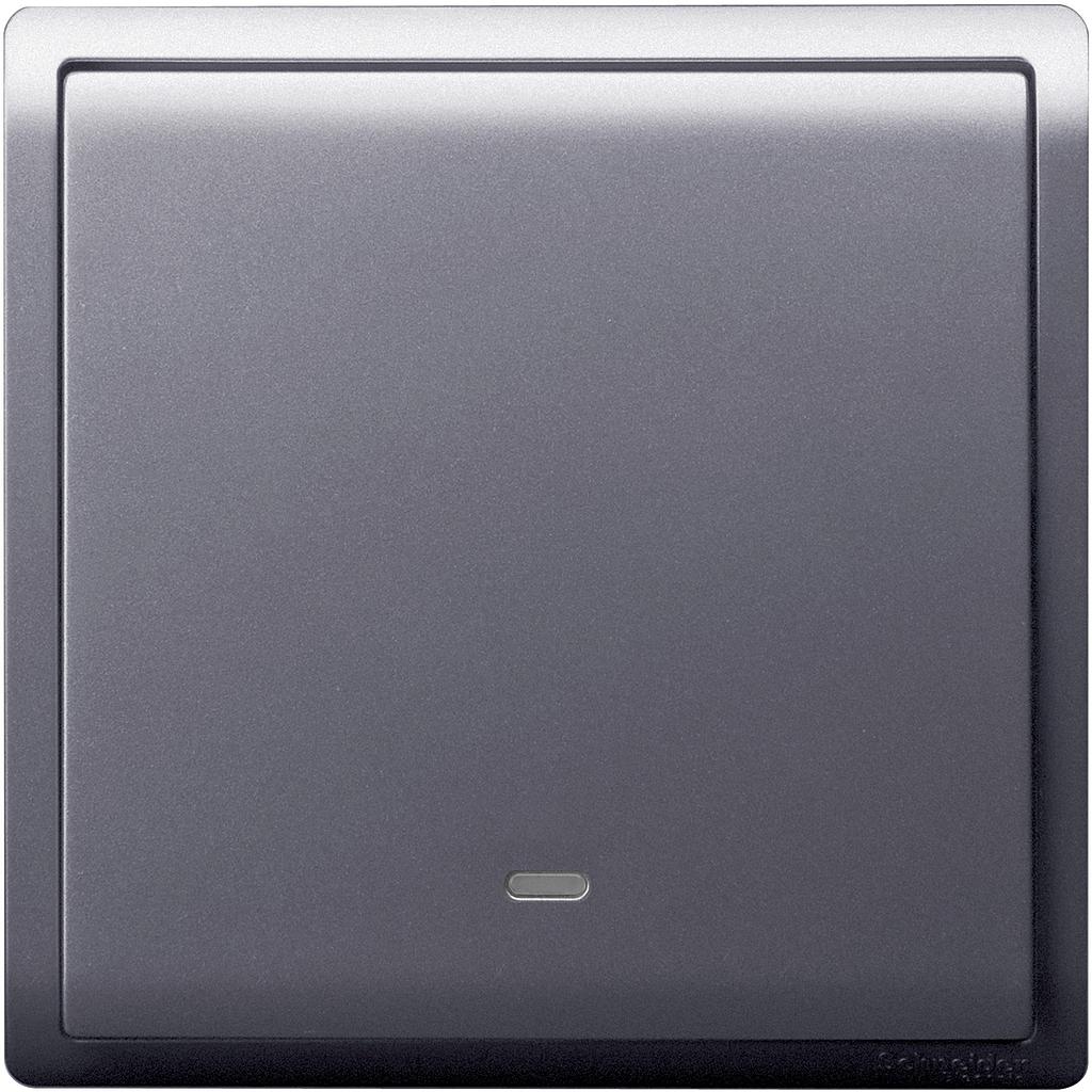Schneider PIENO PIENO SAKLAR  1 GANG 1 ARAH 16A LAVENDER SILVER