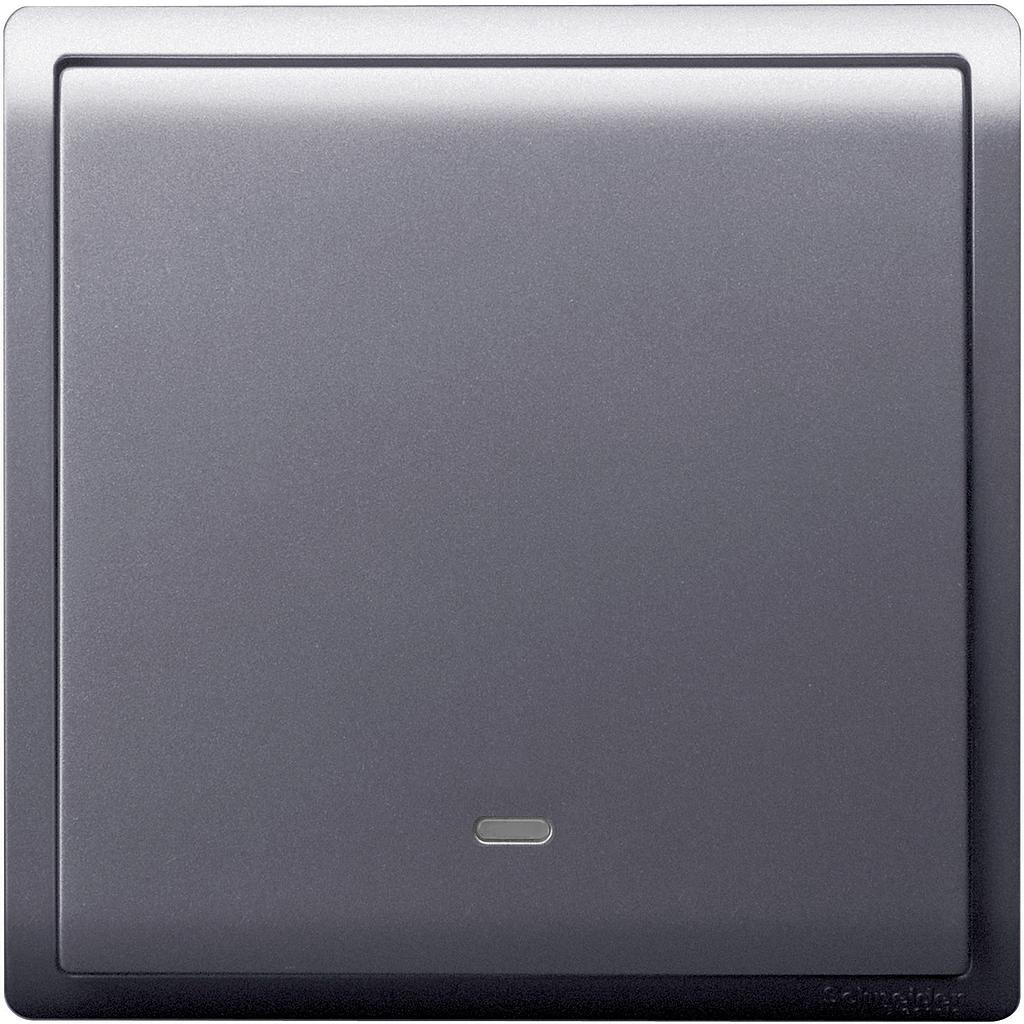 Schneider PIENO PIENO SAKLAR  1 GANG 2 ARAH 16A LAVENDER SILVER