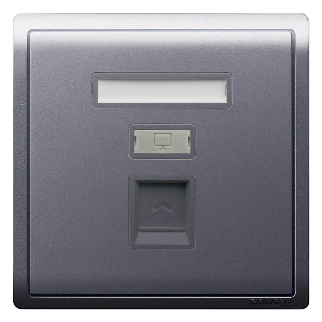Schneider PIENO PIENO SOCKET LAN DATA RJ45 CAT5E LAVENDER SILVER