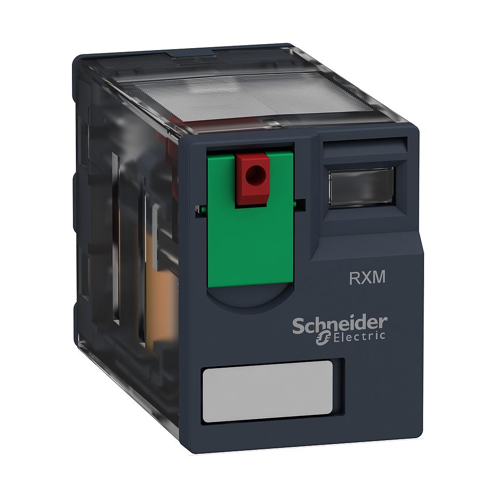 Schneider Zelio Miniature Plug-in relay - Zelio RXM 2 C/O 24 V AC 12 A