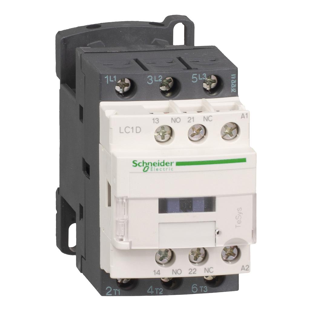Schneider  TeSys D contactor - 3P(3 NO) - AC-3 -  440 V 18 A - 440 V AC coil
