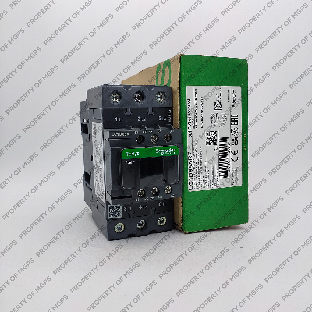 Schneider  TeSys D contactor - 3P(3 NO) - AC-3 -  440 V 50 A - 440 V AC 50/60 Hz coil