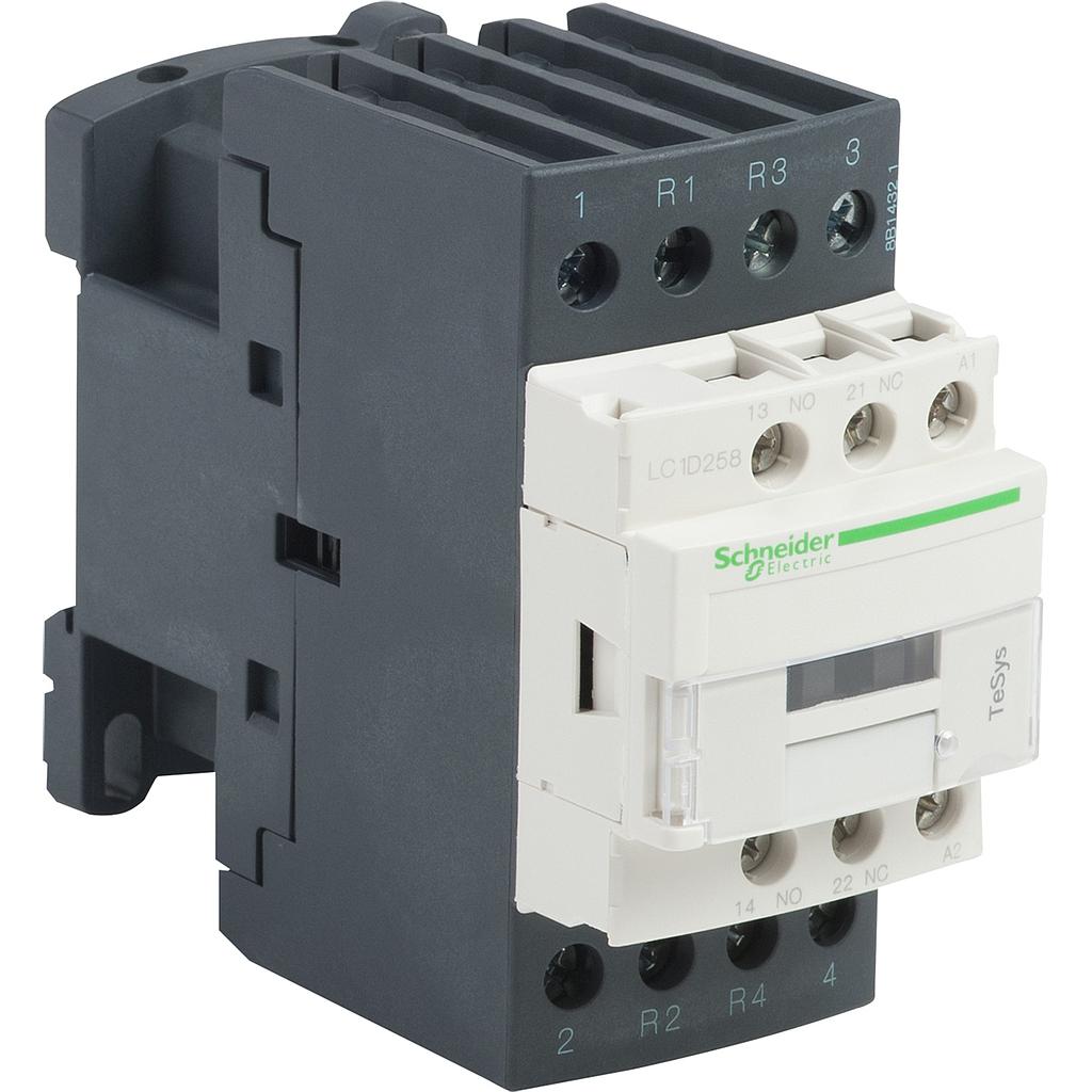 Schneider  TeSys D contactor - 4P(2 NO + 2 NC) - AC-1 -  440 V 40 A - 110 V AC coil
