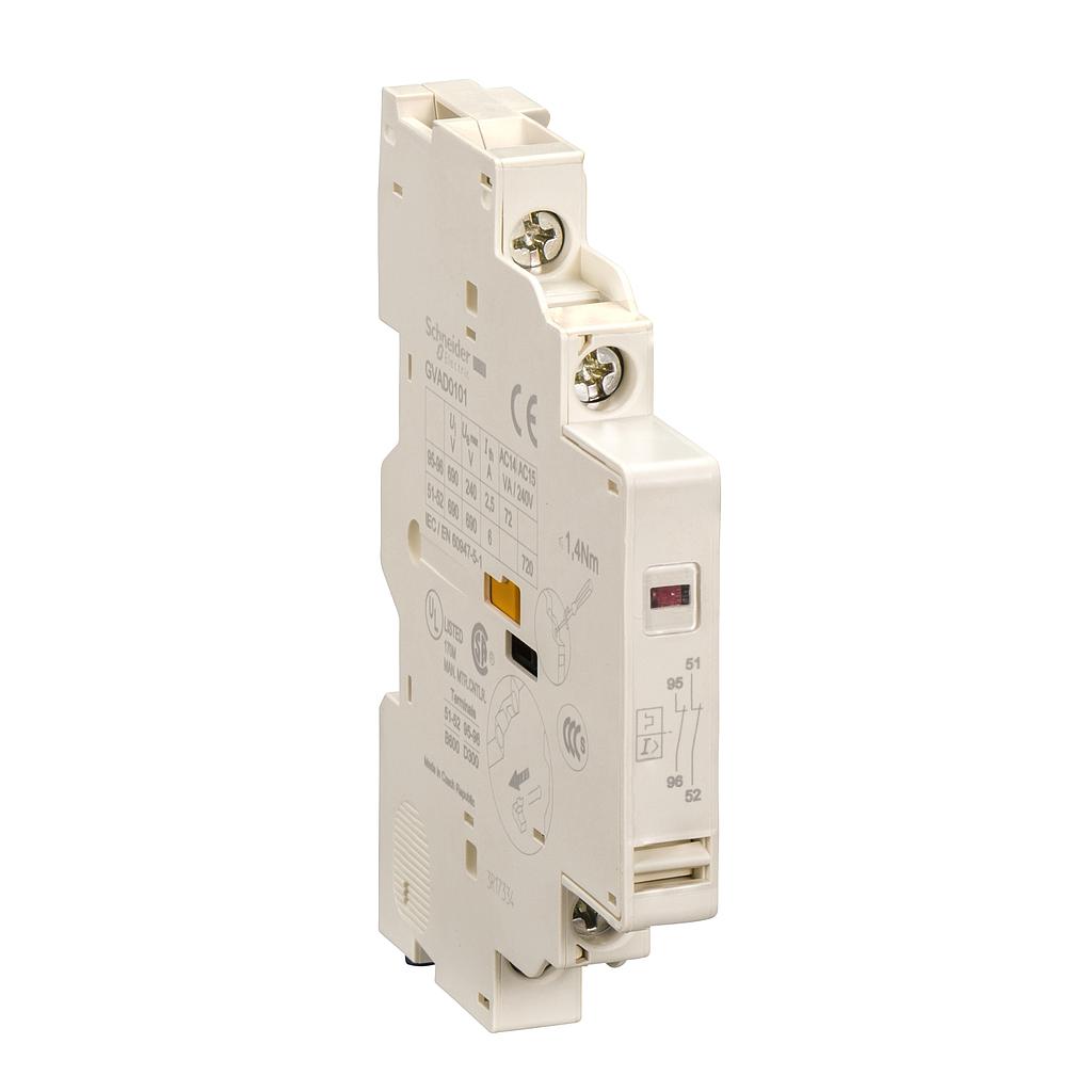 Schneider  TeSys GV2 &amp; GV3 - auxiliary contact - 1 NC + 1 NC (fault)