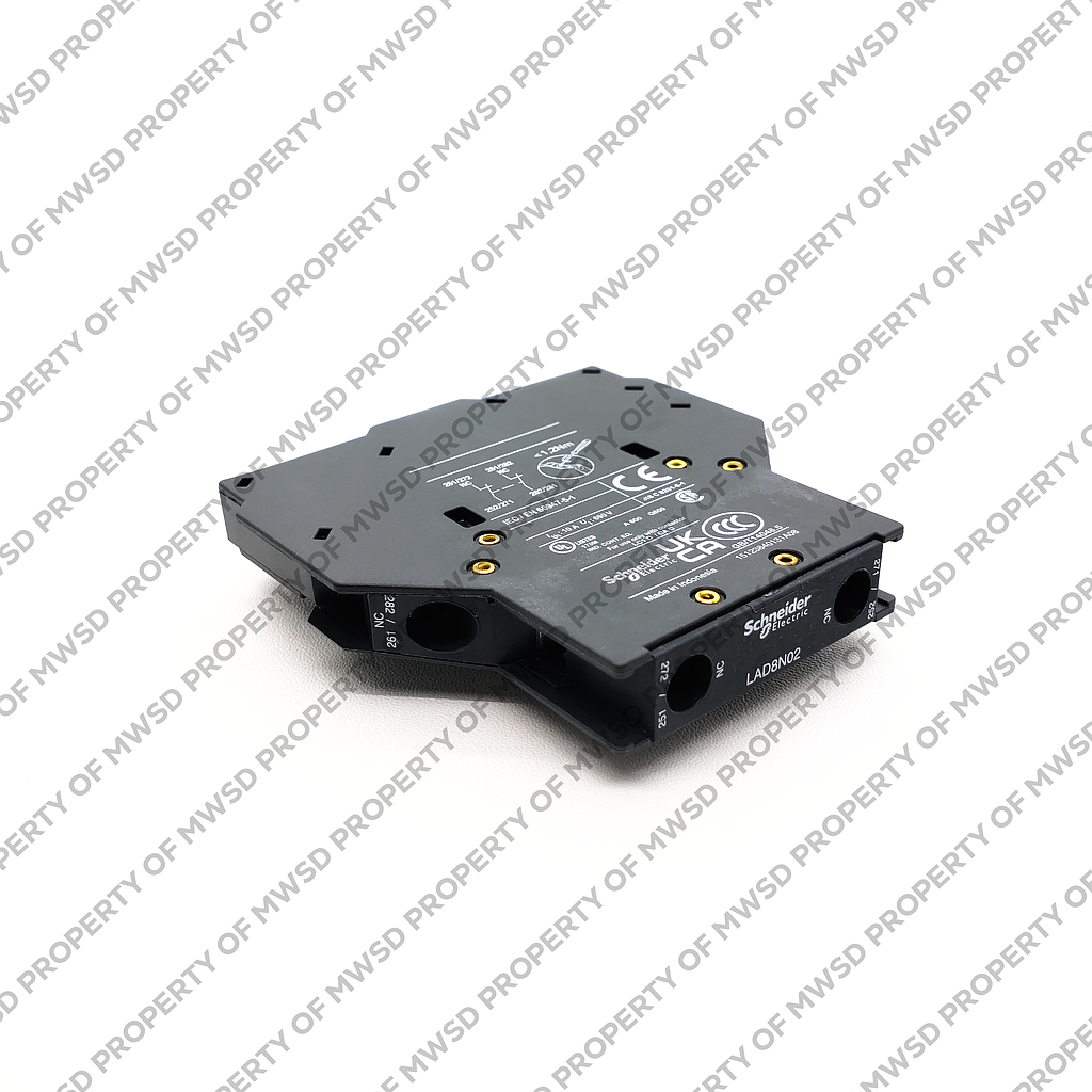 Schneider  TeSys D - auxiliary contact block - 2 NC - screw clamp terminals