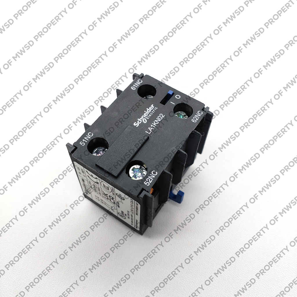 Schneider  TeSys K - Auxiliary contact block - 2 NC - screw-clamps terminals