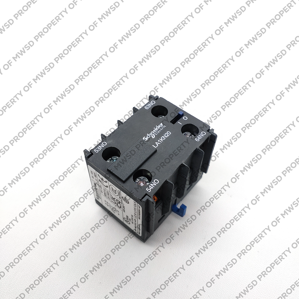 Schneider  TeSys K - Auxiliary contact block - 2 NO - screw-clamps terminals