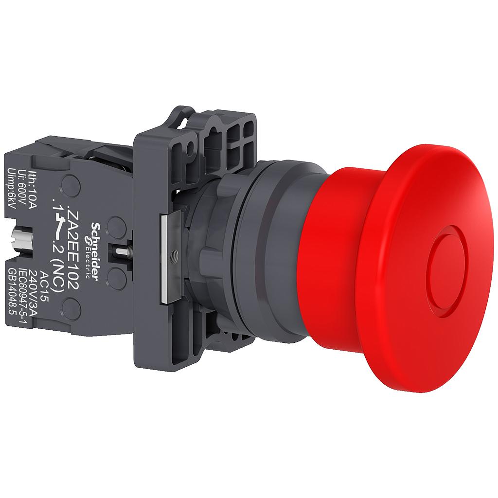 Schneider  Schneider Emergency Stop Push Pull 1 NC XA2ET42