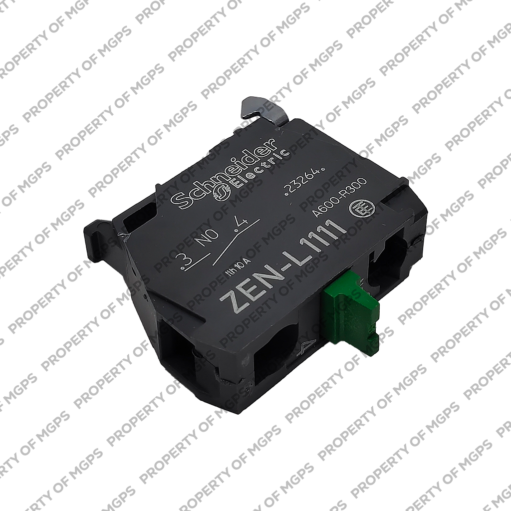 Schneider  Single contact block for head (D)22 1NO screw clamp terminal