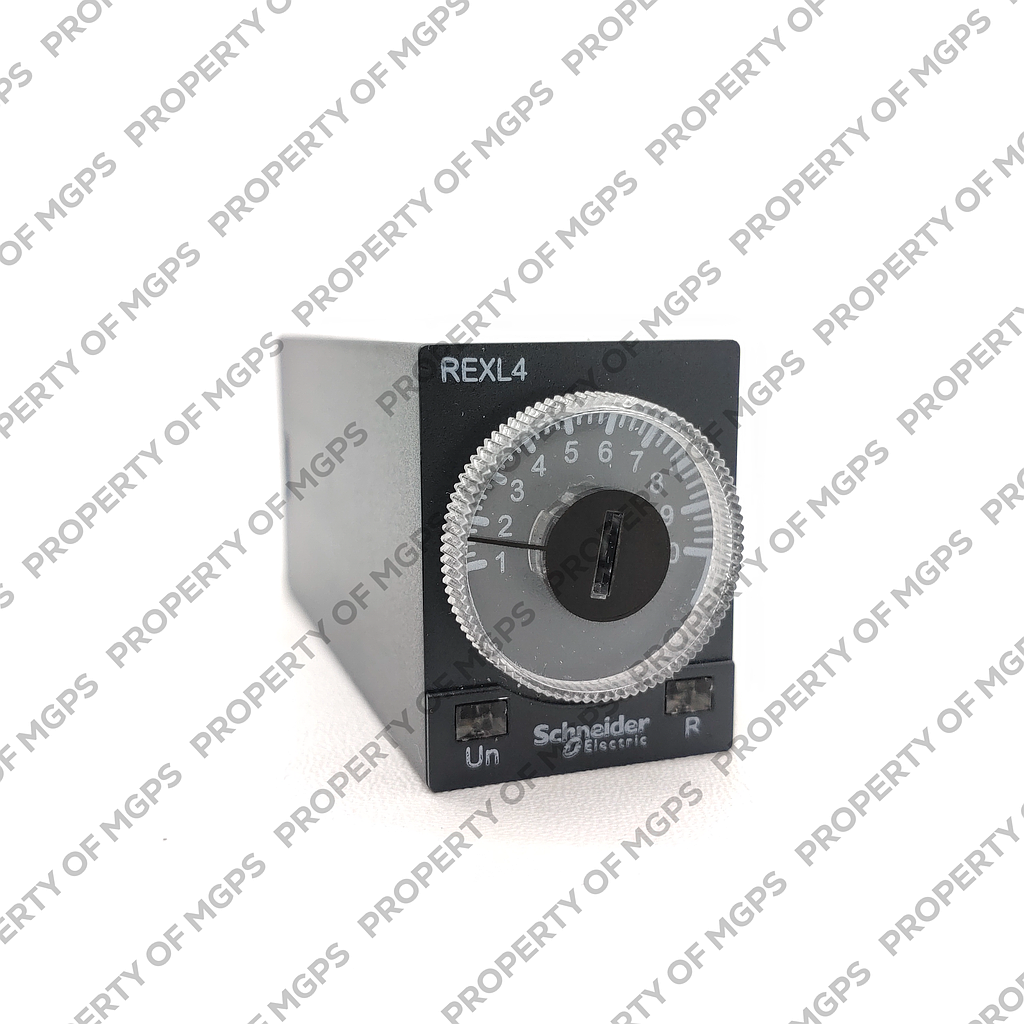 Schneider  On-delay timing relay - 0.1 s.100 h - 230 V AC - 4 OC