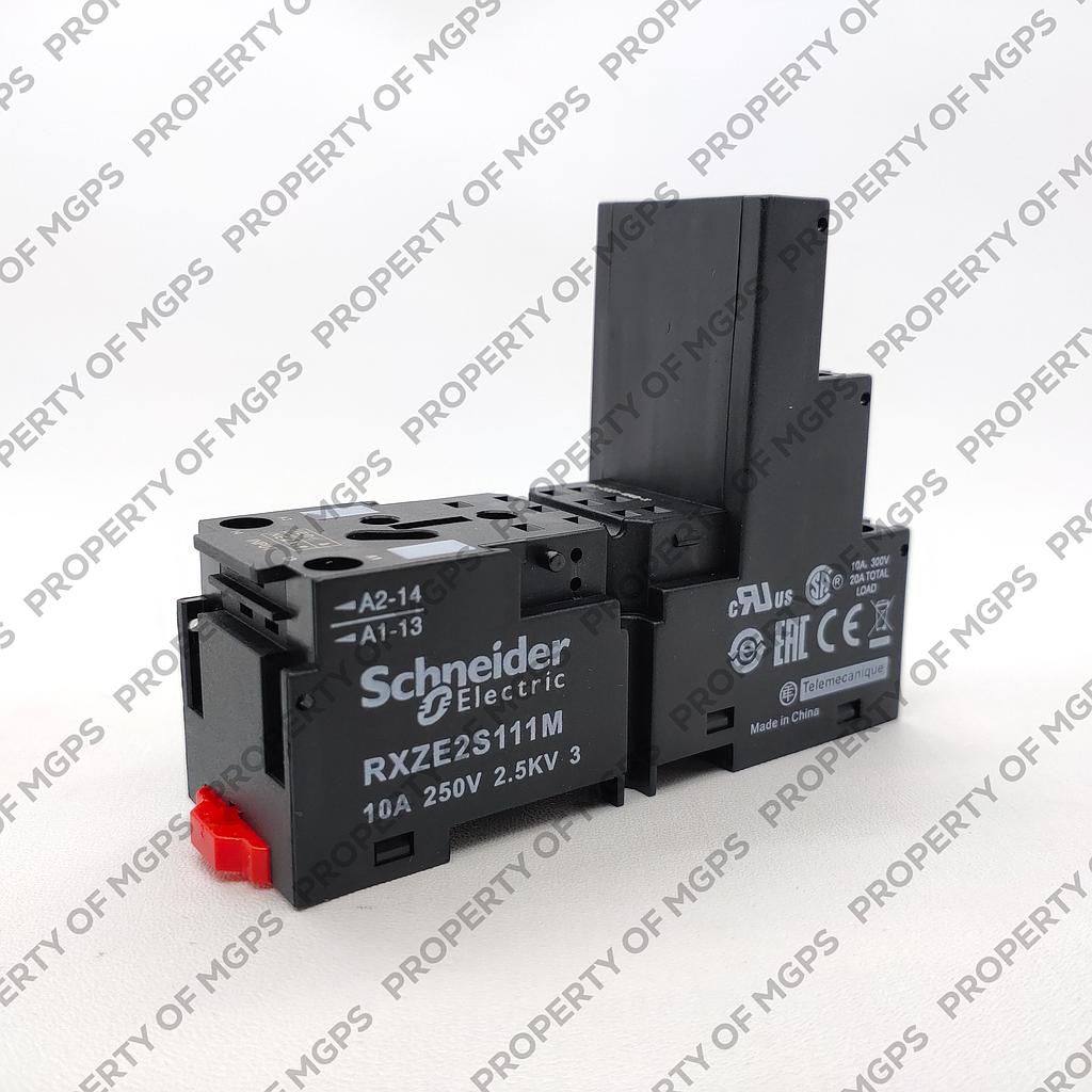 Schneider  Socket RXZ - separate contact - 10 A - &lt; 250 V - connector - for relay RXM3..